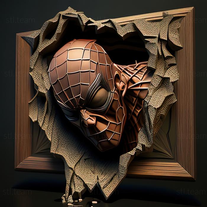 3D модель Человек-паук 3 Враг в отражении (STL)